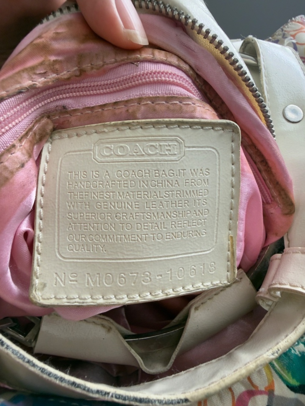 Vintage Coach Bag/ Retro Coach - Picture 3 of 3